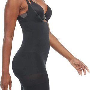 NWT SPANX Shapewear Open-Bust Mid-Thigh Bodysuit
